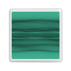 Biscay Green Ombre Memory Card Reader (square) by SpinnyChairDesigns