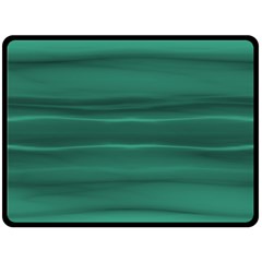 Biscay Green Ombre Double Sided Fleece Blanket (large)  by SpinnyChairDesigns