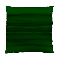 Emerald Green Ombre Standard Cushion Case (one Side) by SpinnyChairDesigns