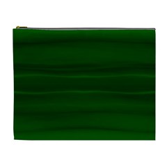 Emerald Green Ombre Cosmetic Bag (xl) by SpinnyChairDesigns