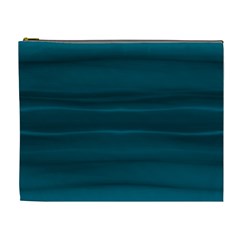 Teal Blue Ombre Cosmetic Bag (xl) by SpinnyChairDesigns