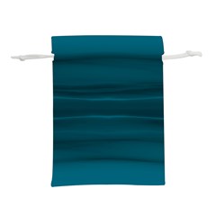 Teal Blue Ombre Lightweight Drawstring Pouch (l)