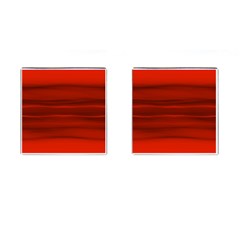Scarlet Red Ombre Cufflinks (square) by SpinnyChairDesigns