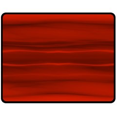 Scarlet Red Ombre Double Sided Fleece Blanket (medium)  by SpinnyChairDesigns