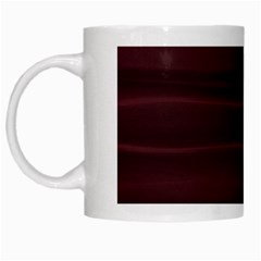 Burgundy Wine Ombre White Mugs by SpinnyChairDesigns