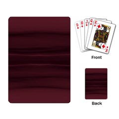 Burgundy Wine Ombre Playing Cards Single Design (rectangle) by SpinnyChairDesigns