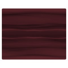 Burgundy Wine Ombre Double Sided Flano Blanket (medium)  by SpinnyChairDesigns