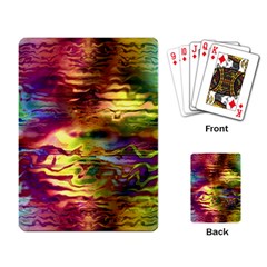 Electric Tie Dye Colors Playing Cards Single Design (rectangle) by SpinnyChairDesigns