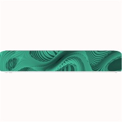 Biscay Green Swirls Small Bar Mats by SpinnyChairDesigns