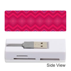 Boho Aztec Stripes Rose Pink Memory Card Reader (stick) by SpinnyChairDesigns