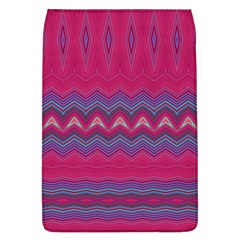 Magenta Blue Stripes Removable Flap Cover (l) by SpinnyChairDesigns