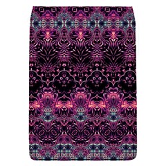 Boho Magenta Black Pattern Removable Flap Cover (s) by SpinnyChairDesigns