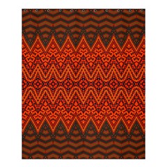 Boho Rust Orange Brown Pattern Shower Curtain 60  X 72  (medium) 