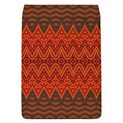 Boho Rust Orange Brown Pattern Removable Flap Cover (L)