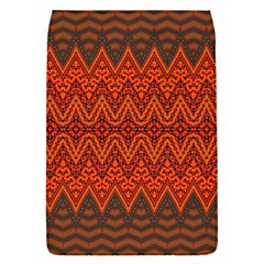 Boho Rust Orange Brown Pattern Removable Flap Cover (S)