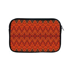 Boho Rust Orange Brown Pattern Apple MacBook Pro 13  Zipper Case