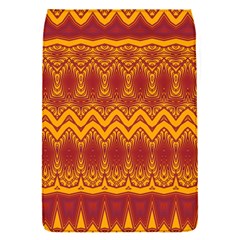 Boho Red Gold Pattern Removable Flap Cover (s) by SpinnyChairDesigns