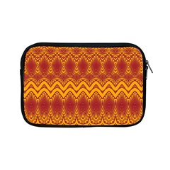 Boho Red Gold Pattern Apple Ipad Mini Zipper Cases by SpinnyChairDesigns