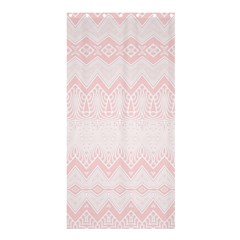 Boho Pastel Pink Pattern Shower Curtain 36  X 72  (stall)  by SpinnyChairDesigns