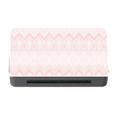 Boho Pastel Pink Pattern Memory Card Reader with CF