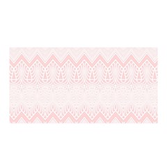 Boho Pastel Pink Pattern Satin Wrap by SpinnyChairDesigns