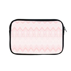 Boho Pastel Pink Pattern Apple Macbook Pro 13  Zipper Case by SpinnyChairDesigns