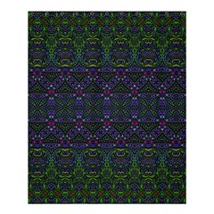 Boho Purple Green Pattern Shower Curtain 60  X 72  (medium)  by SpinnyChairDesigns