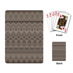 Boho Khaki  Playing Cards Single Design (rectangle) by SpinnyChairDesigns