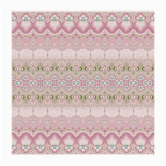 Boho Pastel Spring Floral Pink Medium Glasses Cloth (2 Sides) by SpinnyChairDesigns