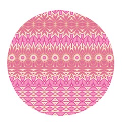Boho Pink Floral Pattern Pop Socket (black) by SpinnyChairDesigns