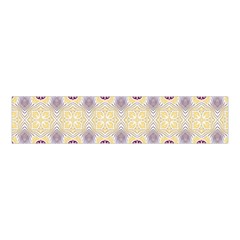 Boho Violet Yellow Velvet Scrunchie by SpinnyChairDesigns