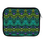 Boho Emerald Green Apple iPad 2/3/4 Zipper Cases Front