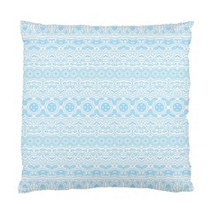 Boho Baby Blue Pattern Standard Cushion Case (one Side) by SpinnyChairDesigns