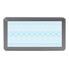 Boho Baby Blue Pattern Memory Card Reader (mini) by SpinnyChairDesigns