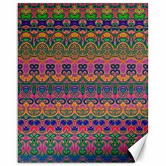 Boho Colorful Pattern Canvas 16  X 20  by SpinnyChairDesigns