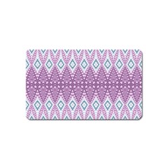 Boho Violet Purple Magnet (Name Card)