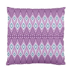 Boho Violet Purple Standard Cushion Case (two Sides) by SpinnyChairDesigns