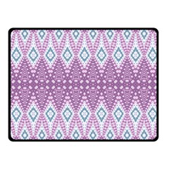 Boho Violet Purple Fleece Blanket (small) by SpinnyChairDesigns