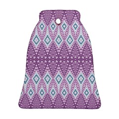 Boho Violet Purple Ornament (Bell)