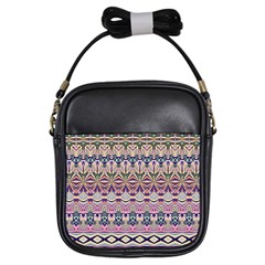 Colorful Boho Pattern Girls Sling Bag