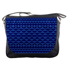 Cobalt Blue  Messenger Bag by SpinnyChairDesigns