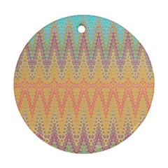 Boho Pastel Colors Ornament (round) by SpinnyChairDesigns
