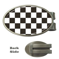 Chequered Flag Money Clips (oval)  by abbeyz71