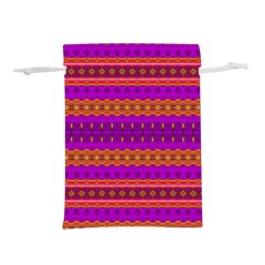 Boho Magenta And Gold Lightweight Drawstring Pouch (l) by SpinnyChairDesigns