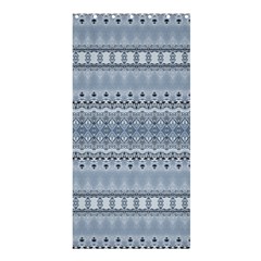 Boho Faded Blue Grey Shower Curtain 36  X 72  (stall)  by SpinnyChairDesigns