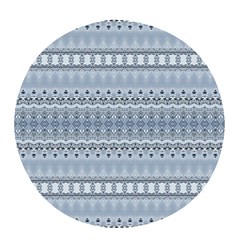 Boho Faded Blue Grey Pop Socket (white) by SpinnyChairDesigns