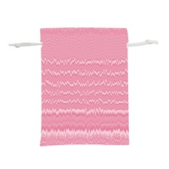 Boho Pink Stripes Lightweight Drawstring Pouch (l) by SpinnyChairDesigns