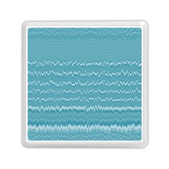 Boho Teal Stripes Memory Card Reader (square) by SpinnyChairDesigns
