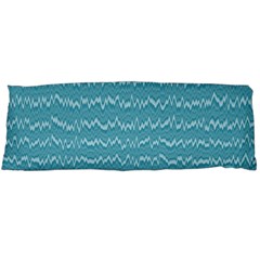 Boho Teal Stripes Body Pillow Case (dakimakura) by SpinnyChairDesigns