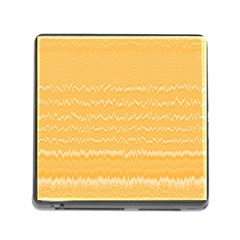 Boho Saffron Yellow Stripes Memory Card Reader (square 5 Slot) by SpinnyChairDesigns